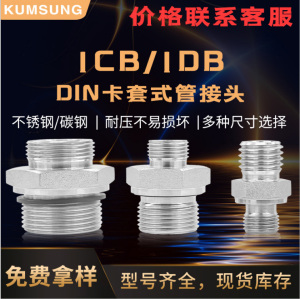 1CB 1DB DIN卡套式管接頭